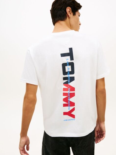 White Back Logo Relaxed T-Shirt  Men