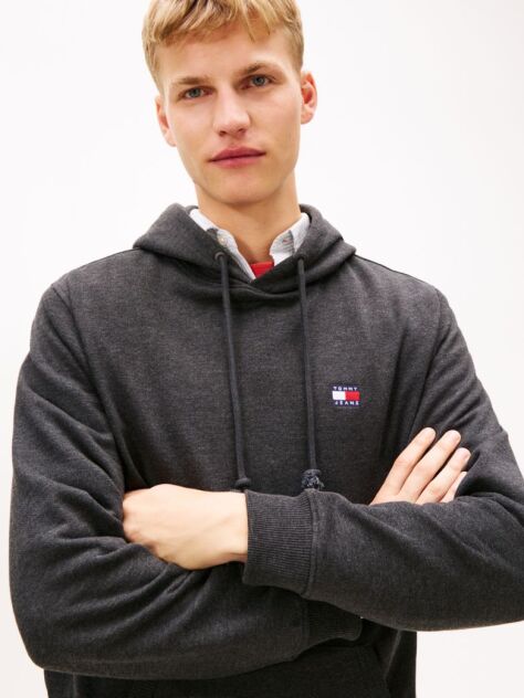 Γκρι Hoody Με Ετικέτα Tommy  Άνδρες