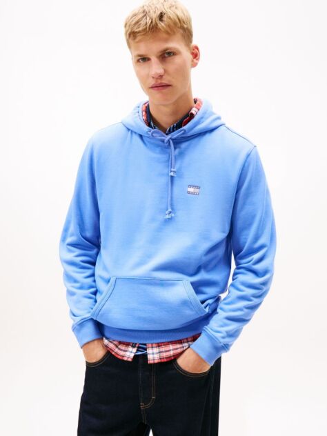 Μπλε Hoody Με Ετικέτα Tommy  Άνδρες