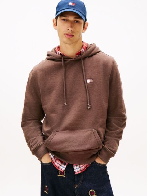 Καφέ Hoody Με Ετικέτα Tommy  Άνδρες