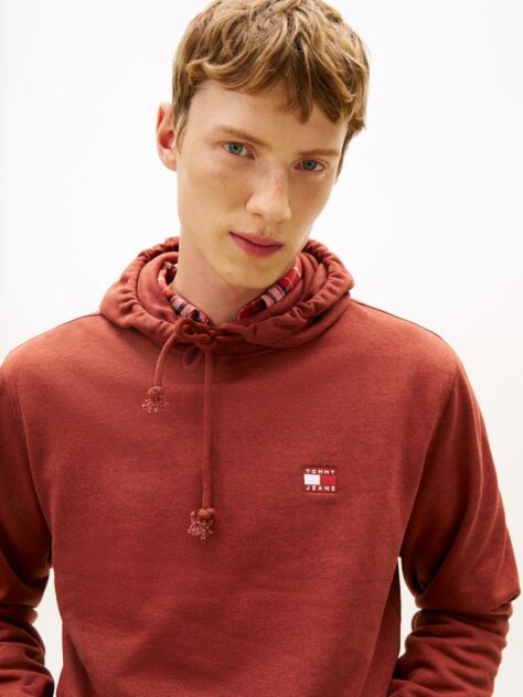 Κόκκινο Hoody Με Ετικέτα Tommy  Άνδρες