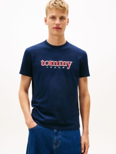 Blue Logo Appliqué Jersey T-Shirt  Men