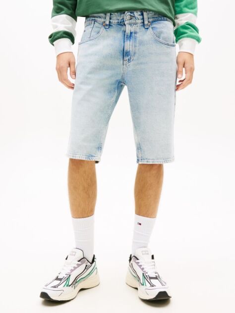 Denim Ronnie Denim Βερμούδα Slim Πεντάτσεπη Με Whiskered Εφέ  Άνδρες