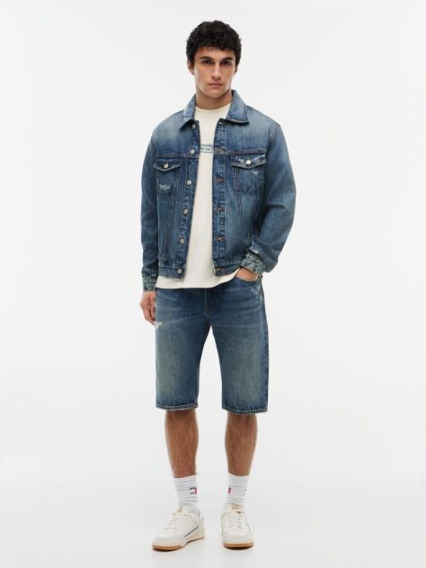 Denim Μπουφάν Trucker Denim Ryan Με Ξεθωριασμένο Φινίρισμα  Άνδρες