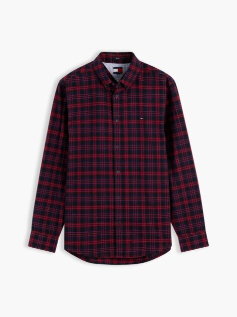 Multi Regular Fit Check Brushed Flannel Shirt  Men