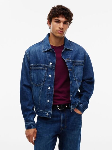 Denim Άνετο Denim Trucker Τζάκετ  Άνδρες