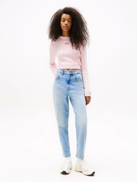 Denim Extra Ψηλόμεσο Mom Τζιν Σε Tapered Γραμμή  Γυναίκες