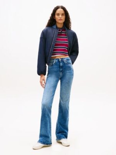 Denim Ψηλόμεσο Τζιν Καμπάνα Σε Skinny Γραμμή  Γυναίκες