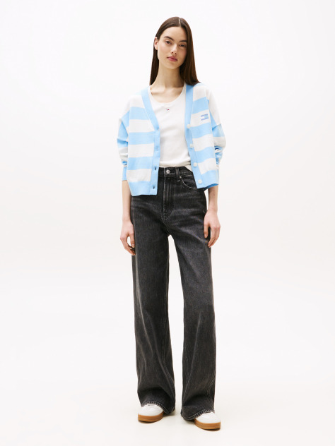 Denim Claire Black Wide Leg Jeans  Women