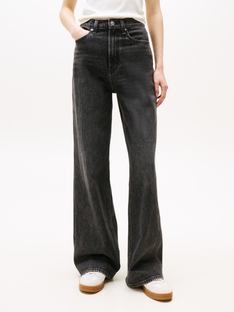 Denim Claire Black Wide Leg Jeans  Women
