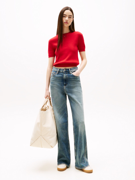 Denim Claire High Rise Wide Leg Jeans  Women