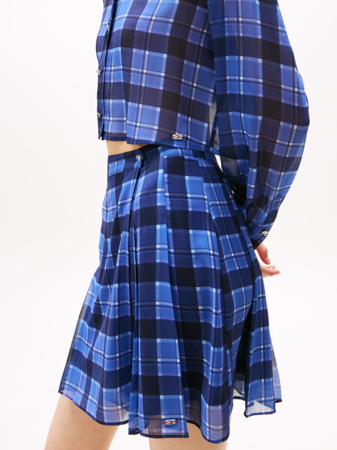Multi Regular Fit Cropped Chiffon Shirt  Women