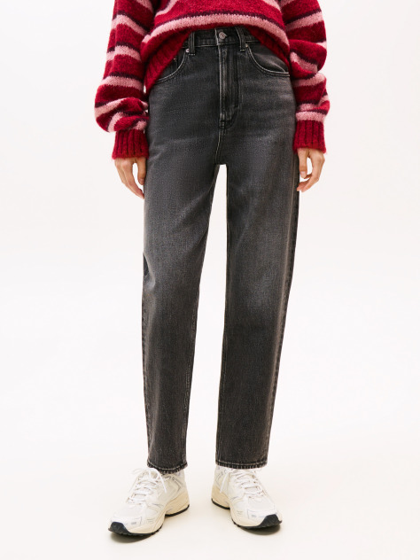 Denim Ultra High Rise Tapered Mom Jeans  Women