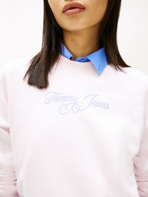 Pink Essential Regular Fit Logo Sweatshirt  Women