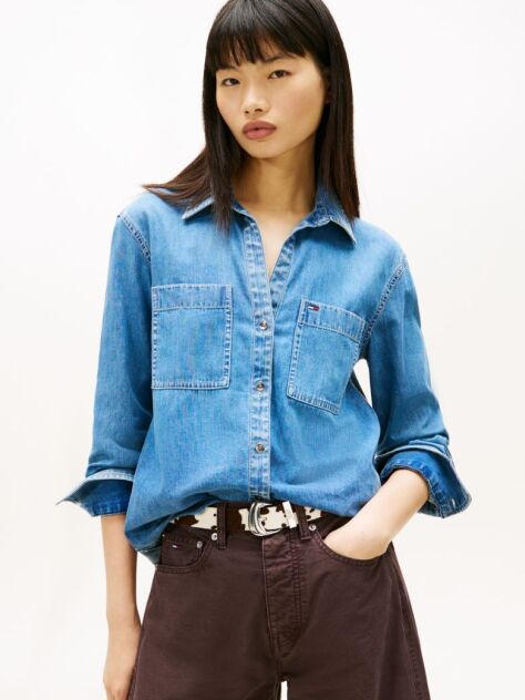 Denim Regular Fit Denim Shirt  Women