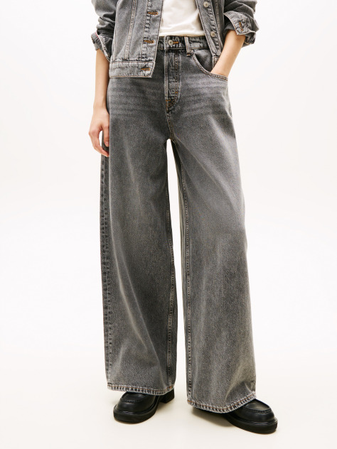 Denim Loose Τζιν Σε Φαρδιά Γραμμή Με Κανονική Μέση  Γυναίκες