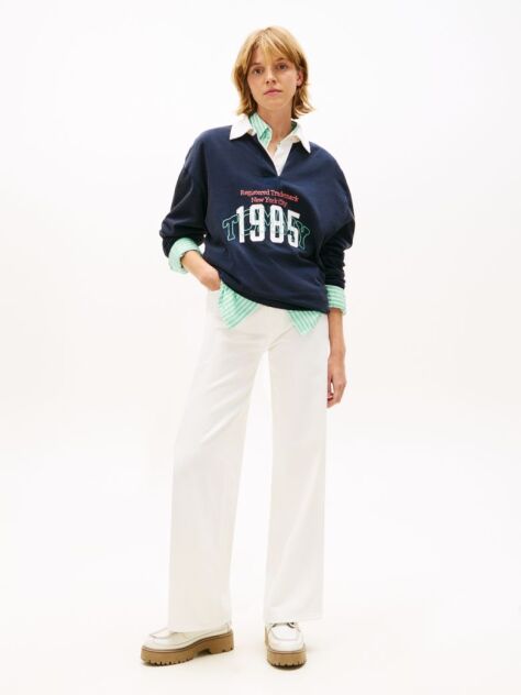 Denim Claire High Rise Wide Leg White Jeans  Women