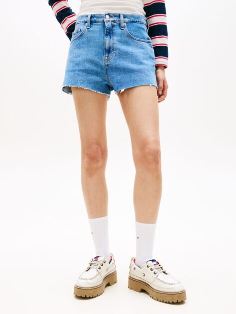 Denim Τζιν Σορτς Με Εφέ Ξεθωριασμένου  Γυναίκες