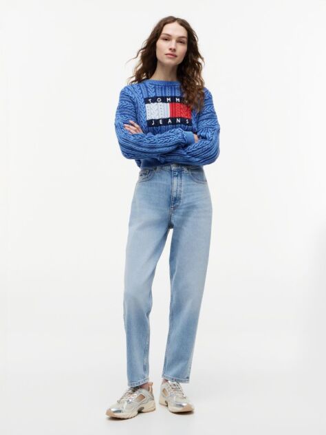 Denim Ultra High Rise Tapered Leg Mom Jeans  Women