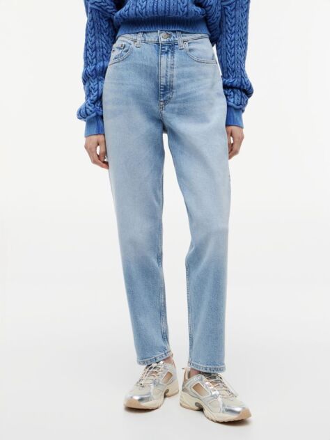 Denim Ultra High Rise Tapered Leg Mom Jeans  Women