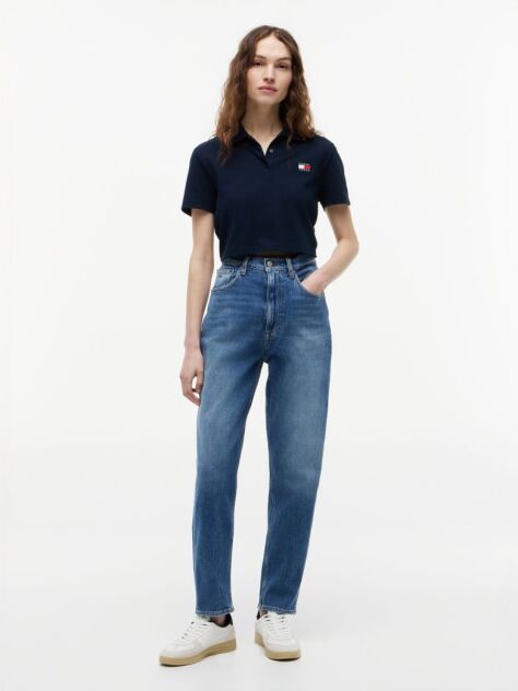 Denim Ultra Ψηλόμεσο Mom Τζιν Σε Tapered Γραμμή  Γυναίκες