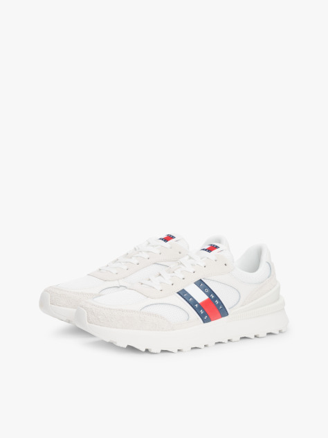 Beige Technical Runner Essential Sneakers  Men