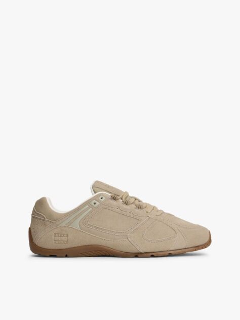 Beige Archive Runner Suede Low Profile Trainers  Men