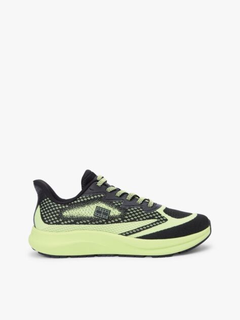 Multi Jacquard Knit Logo Trainers  Men