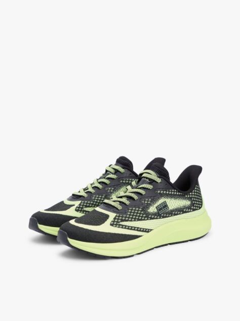Multi Jacquard Knit Logo Trainers  Men