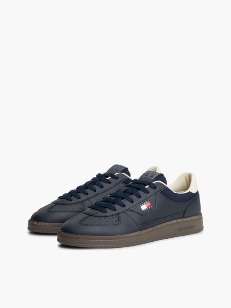 Μπλε The Greenwich Δερμάτινα Sneakers Με Λογότυπο  Άνδρες