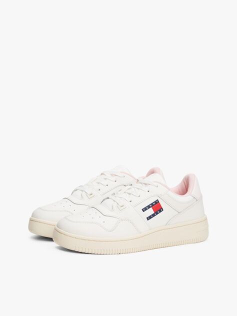 Ροζ Essential Ρετρό Δερμάτινα Sneakers Basketball  Γυναίκες