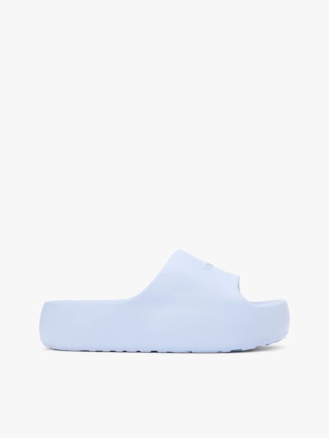 Blue Logo Platform Pool Slides  Women