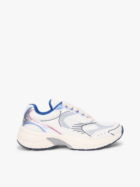 Multi Mixed Texture Archive Runner Sneakers  Women