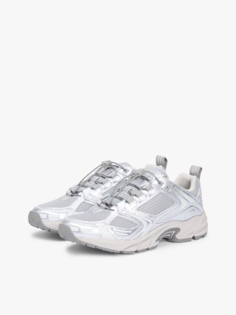 Silver Mesh Cleat Archive Runner Sneakers  Women