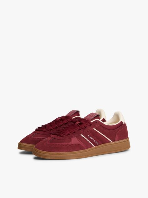Red The Greenwich Suede Trainers  Women