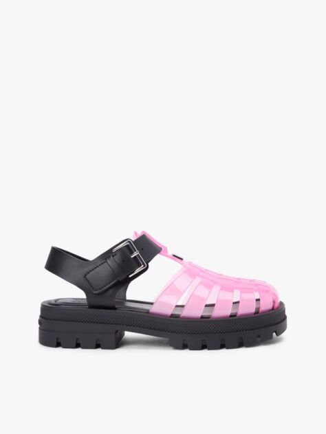 Multi Jelly Chunky Cleat Fisherman Sandals  Women