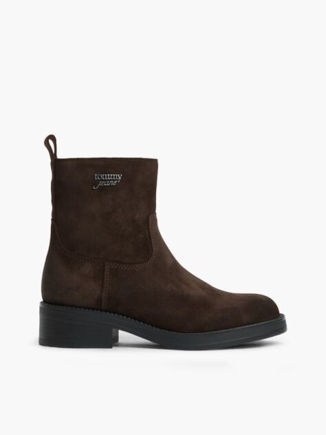 Brown Suede Soft Outsole Chelsea Boots  Women