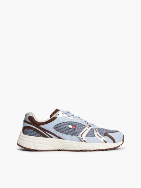 Multi Sneakers Με Μίξη Υφών Και Λογότυπο  Γυναίκες
