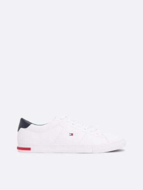 Άσπρο Essential Δερμάτινα Sneakers  Άνδρες