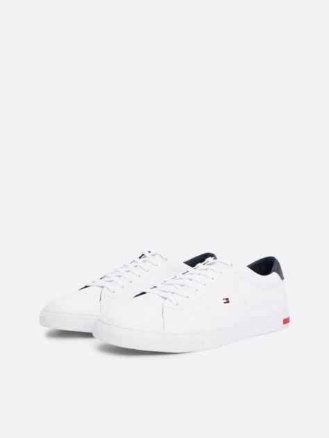 Άσπρο Essential Δερμάτινα Sneakers  Άνδρες