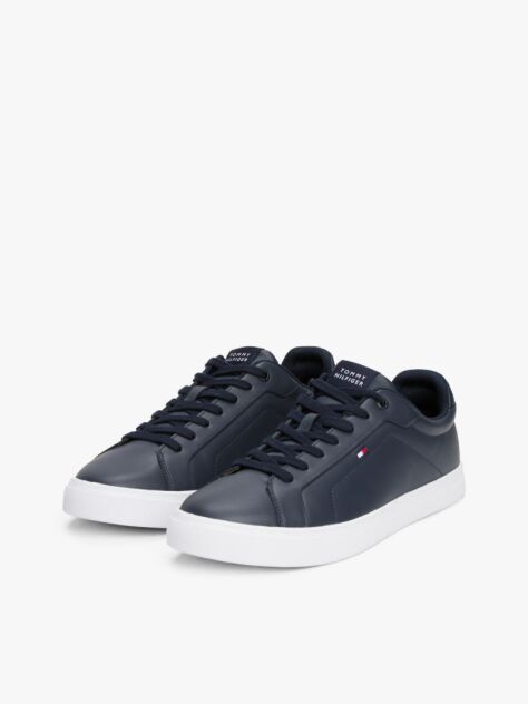 Μπλε Essential Δερμάτινα Δετά Sneakers  Άνδρες