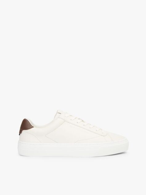 Μπεζ Δερμάτινα Sneakers  Άνδρες