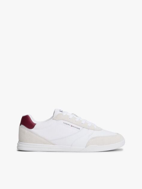 Άσπρο Δερμάτινα Sneakers  Άνδρες