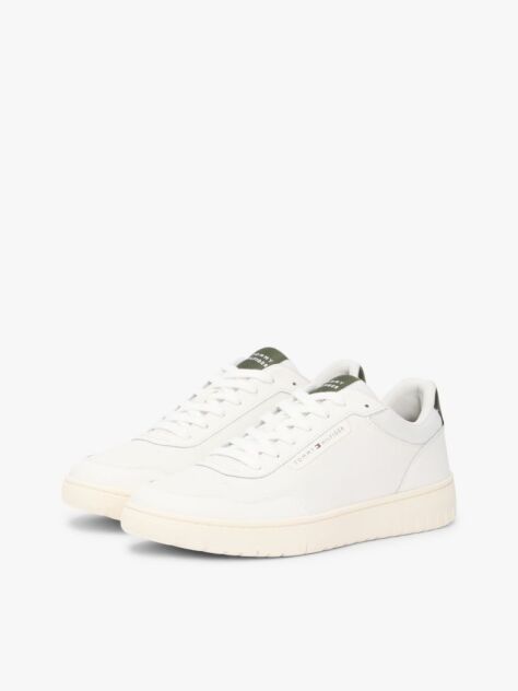 Μπεζ Δερμάτινα Basketball Sneakers  Άνδρες