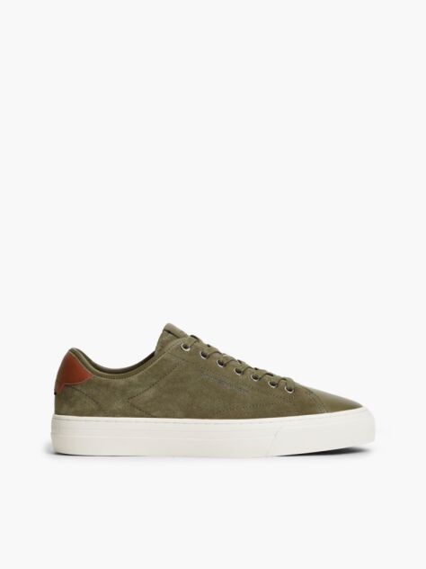 Πράσινο Σουέτ Sneakers Με Πάνελ Σε Αντίθεση  Άνδρες