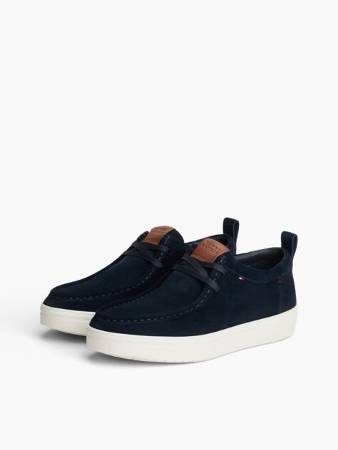 Multi Lightweight Suede Moc Toe Shoes  Men