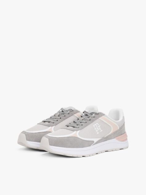 Γκρι Sneakers Με Μονόγραμμα TH Και Colour-Block Σχέδιο  Γυναίκες