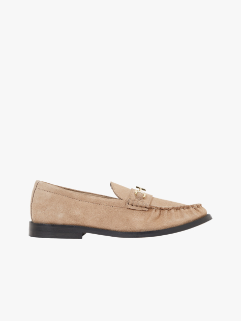 Ροζ Σουέτ Horsebit Loafers  Γυναίκες