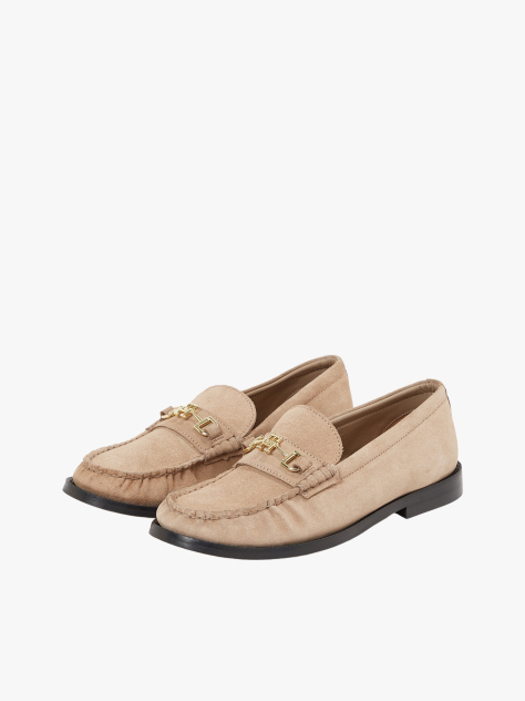 Ροζ Σουέτ Horsebit Loafers  Γυναίκες