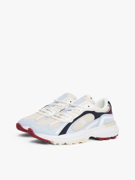 Multi TH Monogram Sneakers Με Τρακτερωτή Σόλα  Γυναίκες